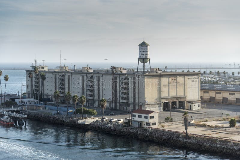 Port de l'entrepôt un de Los Angeles San Pedro photos stock Port de l'entrepôt un de Los Angeles San Pedro photos stock