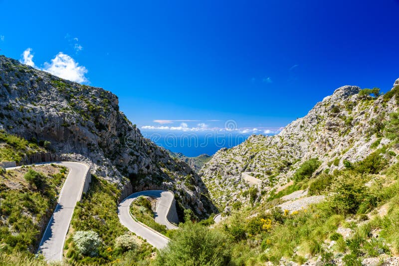 Port De Sa Calobra - Beautiful Coastal Road and Landscape Mallorca