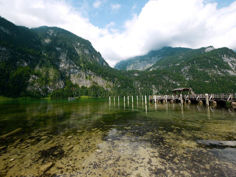 Port de Salet au lac Konigsee, Berchtesgaden