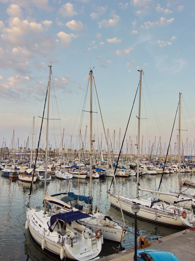 Port de yacht de Barcelone