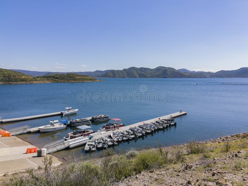 Port Diamentowy Dolinny jezioro fotografia royalty free Port Diamentowy Dolinny jezioro fotografia royalty free