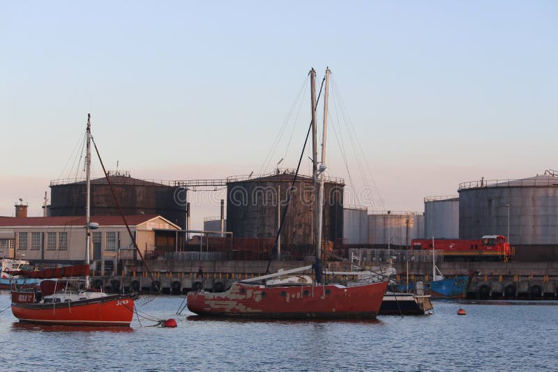 Port Elizabeth hamn fotografering för bildbyråer
