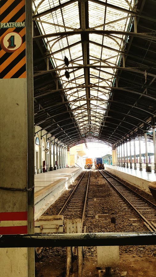Port Elizabeth South Africa för plattform för drevstation royaltyfria foton