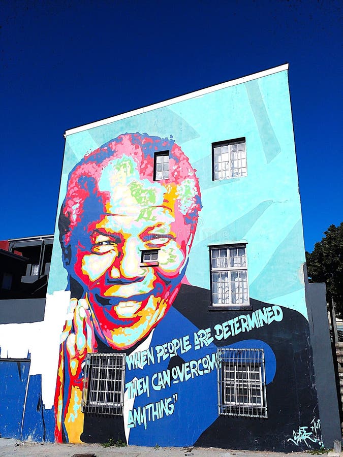 Port Elizabeth Sydafrika 12 juni 2025 : Motivering från Mandela arkivfoto