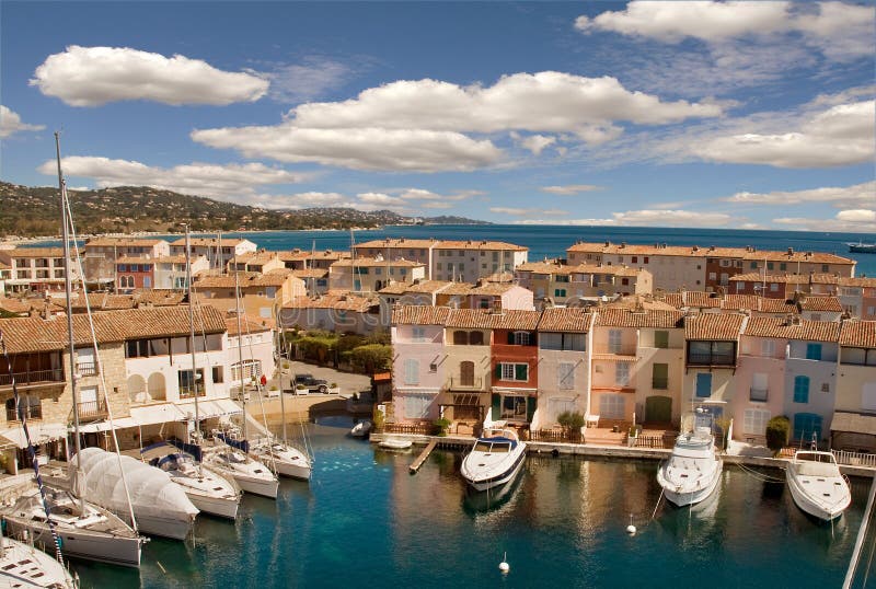 Port Grimaud 1 stock photo. Image of azure, houses, anchorage - 9400202