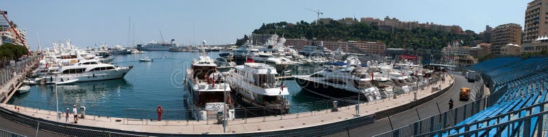 Port Hercules and part of Formula1 track