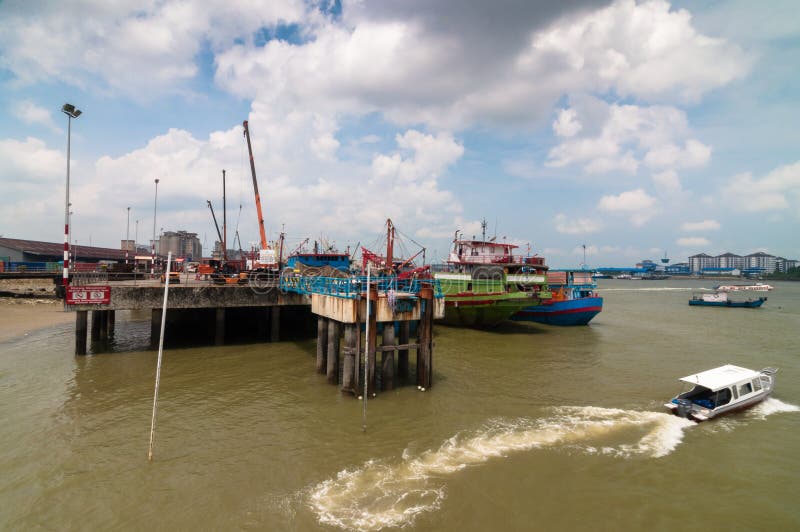 Port Klang Jetty stock photo. Image of book, pier, cloud - 44069264