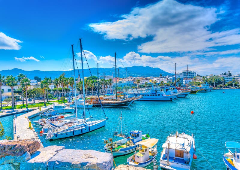 Port Kos wyspa fotografia stock Port Kos wyspa fotografia stock