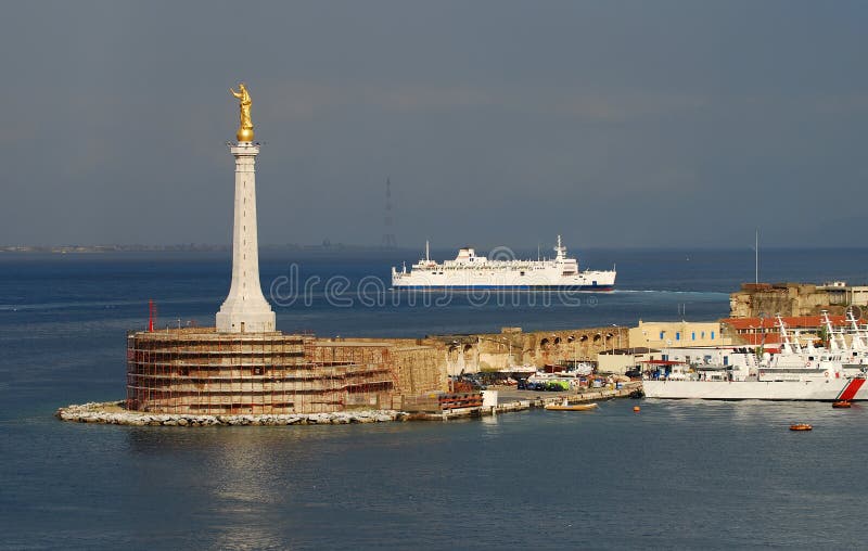 The Port of Messina in Sicily Stock Photo Image of italian, dock 78399170