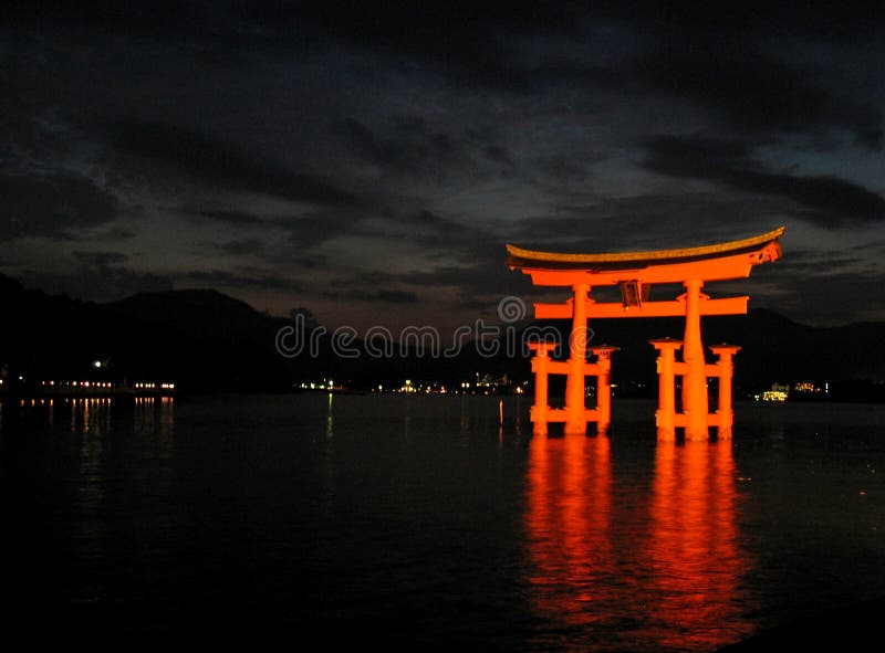 port miyajima arkivbild port miyajima arkivbild