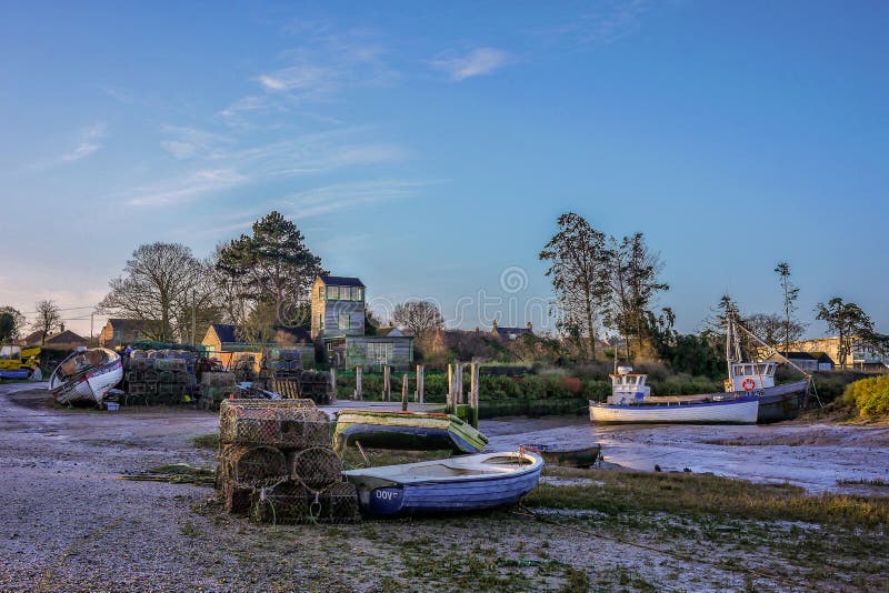 Port Norfolk de Brancaster Staithe photo libre de droits Port Norfolk de Brancaster Staithe photo libre de droits