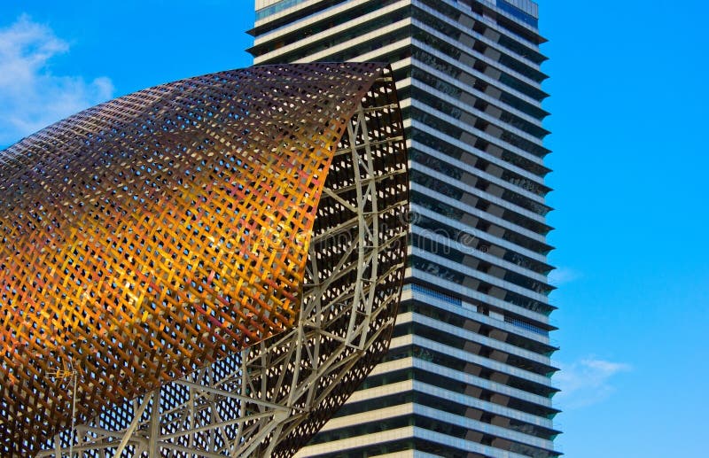 Port Olympic Barcelona royalty free stock images