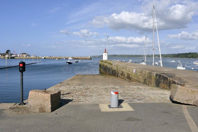 Port Of Perros-Guirec In France Stock Photo - Image of ...