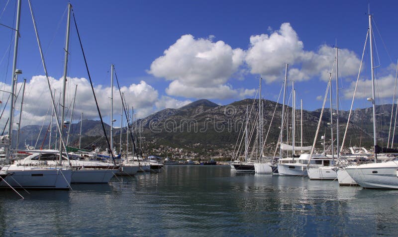 Port Prętowy Montenegro zdjęcie stock Port Prętowy Montenegro zdjęcie stock