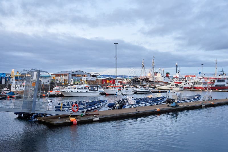 Port in Reykjavik, Iceland editorial image. Image of city - 130311815