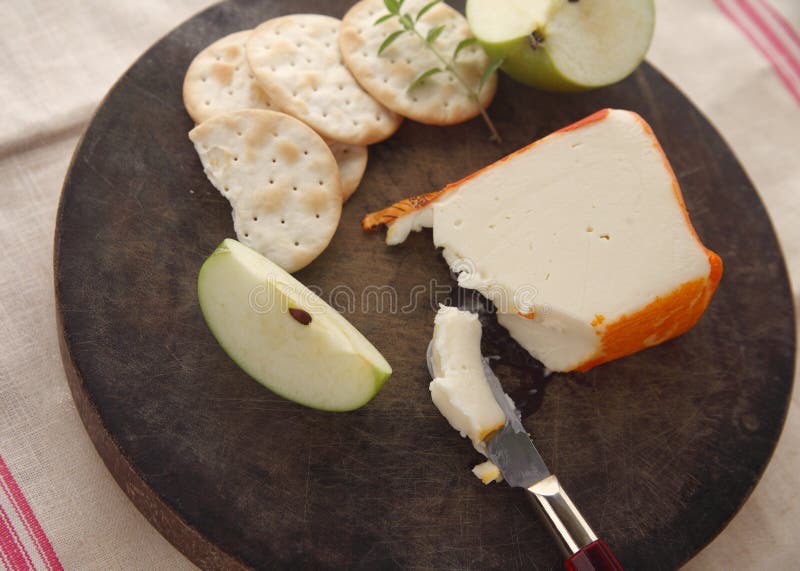 Cheese And Crackers stock photo. Image of dining, crackers 30478576