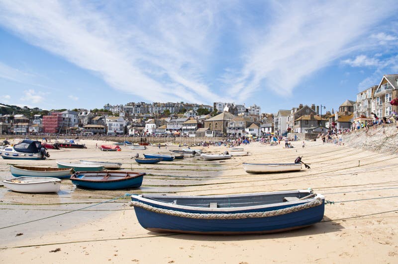 Port St. Ives, Cornwall, UK stock photography