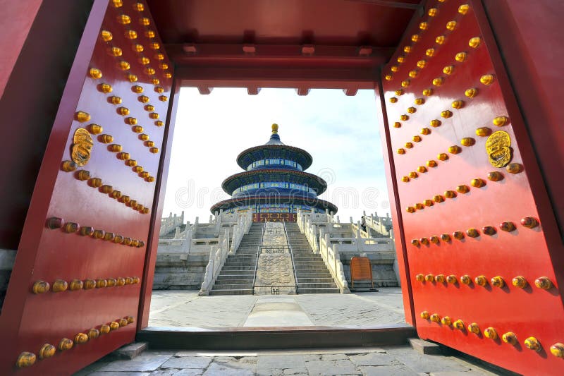 Porta a China: templo de céu em China