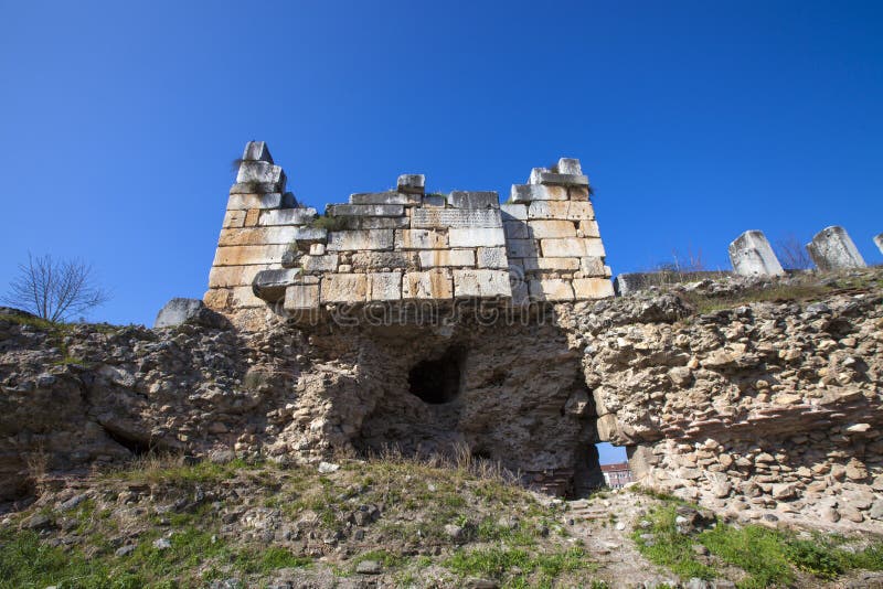 Porta de Istambul em Iznik imagem de stock Porta de Istambul em Iznik imagem de stock