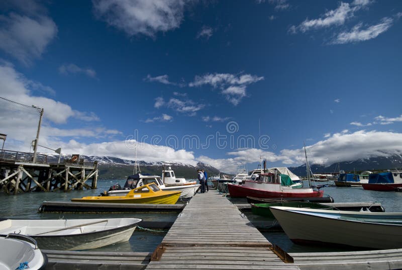 Porta del fiordo fotografia stock Porta del fiordo fotografia stock