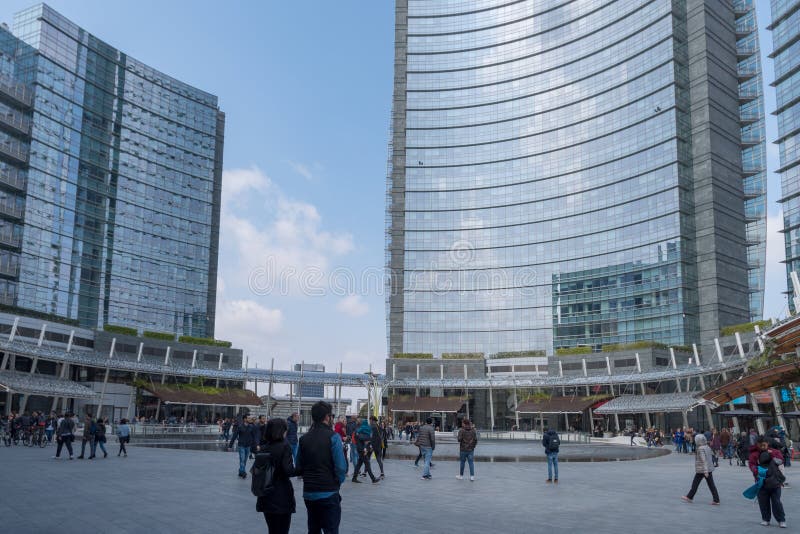 Porta Nuova District, Milan, Lombardy, Italy Editorial Image - Image of ...