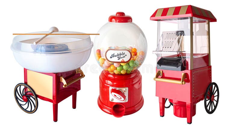 Cotton candy popcorn machine