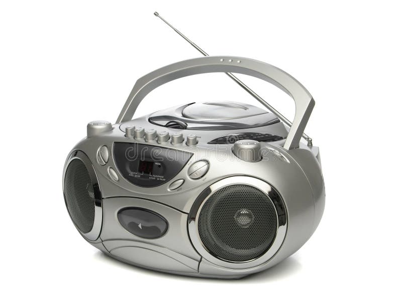 Portable cd mp3 player stock images