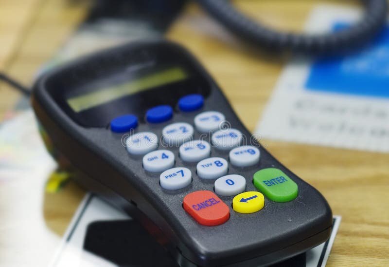 Portable Credit Card Payment stock photos
