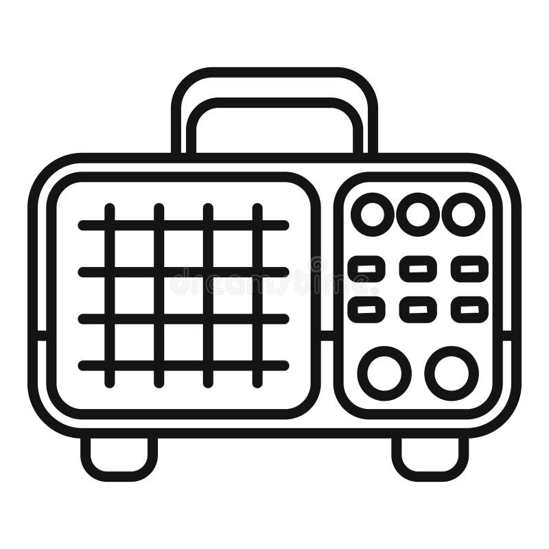 Portable digital multimeter for measuring voltage and current royalty free illustration