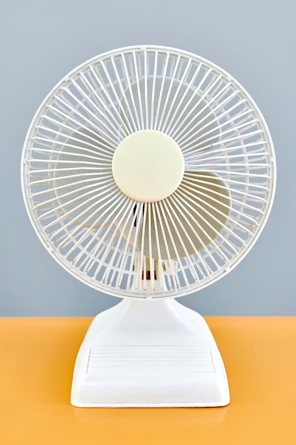 Portable Electric Fan stock image. Image of life, table 79570937