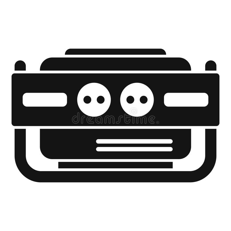 Portable generator providing power supply for home appliances vector illustration