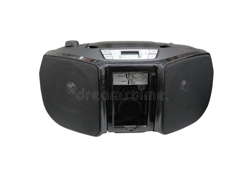 Portable radio cassette recorder stock photos Portable radio cassette recorder stock photos