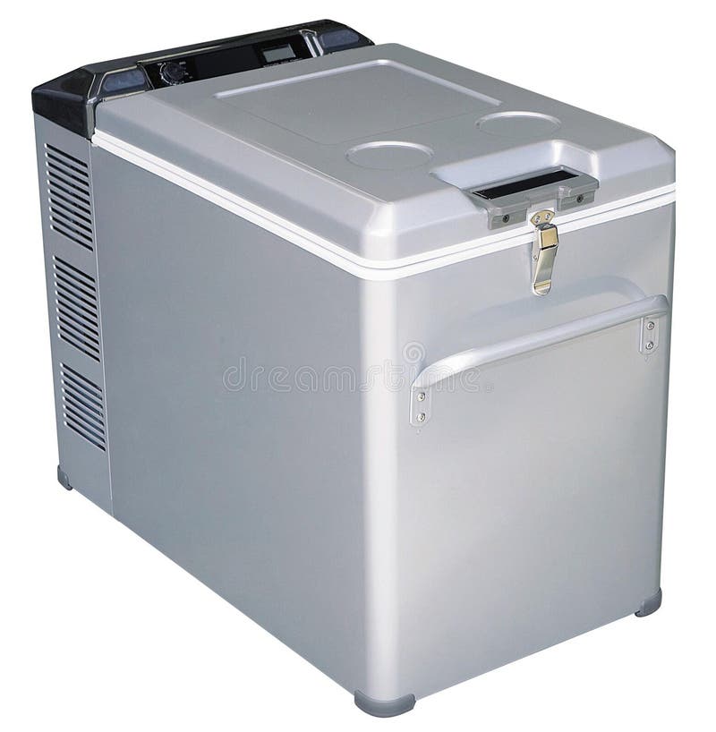 A Small Portable Refrigerator Stock Photo Image of technical