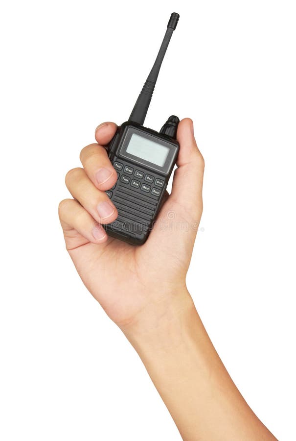 Portable walkie-talkie radio