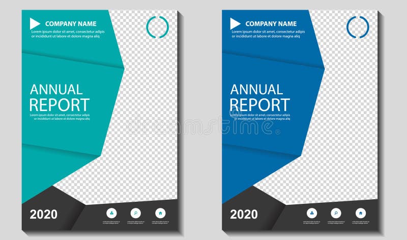 Portada Abstracta De Portada Geométrica Vectorial Boletín Informativo Anual  Para Plantilla De Negocio De Empresa Ilustración del Vector - Ilustración de  hoja, vector: 204052573