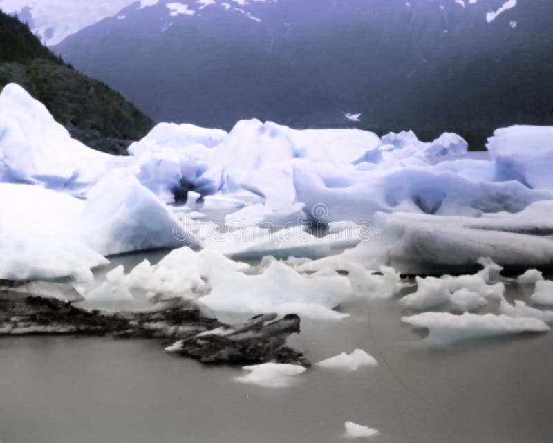 Portage Glacier outside Anchorage Alaska stock photography Portage Glacier outside Anchorage Alaska stock photography