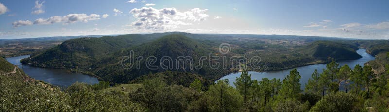 Portas de Rodao panorama from castle viewpoint