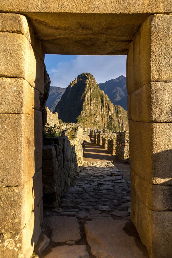 Porte à Machu Picchu