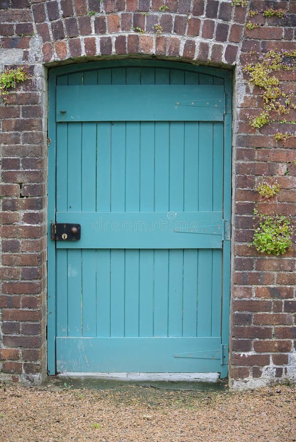 Porta blu fotografia stock libera da diritti