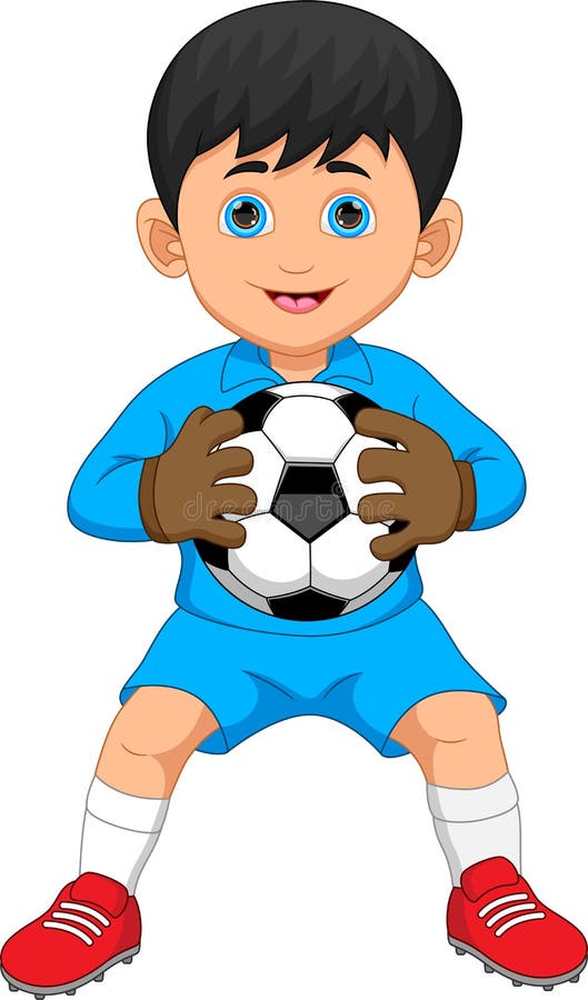 Portero De Dibujos Animados Sostiene Una Pelota Ilustración del Vector - Ilustración de jugador, balompié: 235944285 Portero De Dibujos Animados Sostiene Una Pelota Ilustración del Vector - Ilustración de jugador, balompié: 235944285