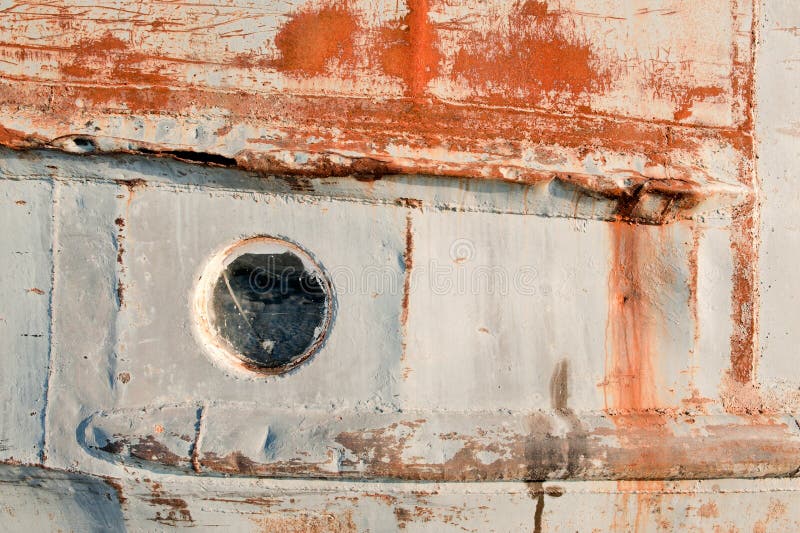 Portholes na starych statkach