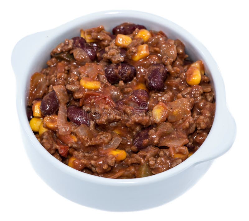 Jacket Potato with Chilli Con Carne Filling Stock Image Image of food