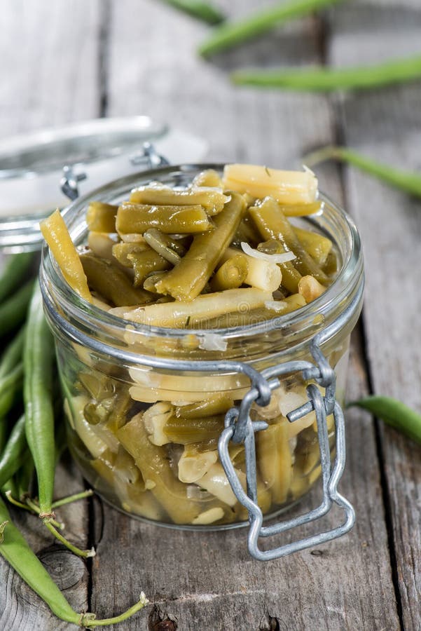 Portion of Green Beans salad