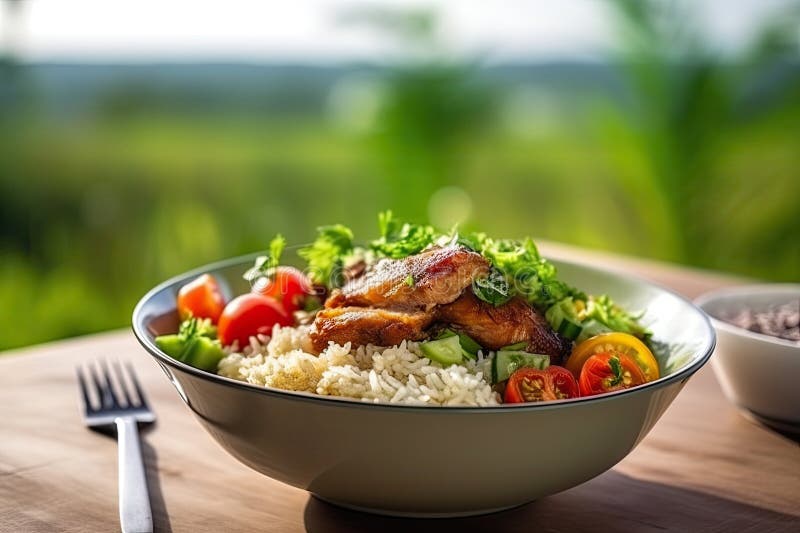 Side Dish Cooked Rice Stock Illustrations – 502 Side Dish Cooked Rice