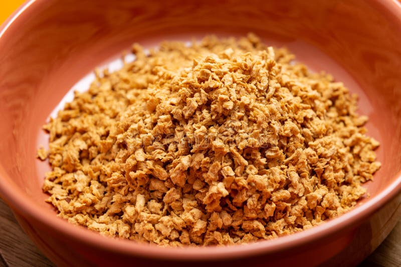 Portion of Textured Dry Soy Protein Stock Photo Image of kitchen