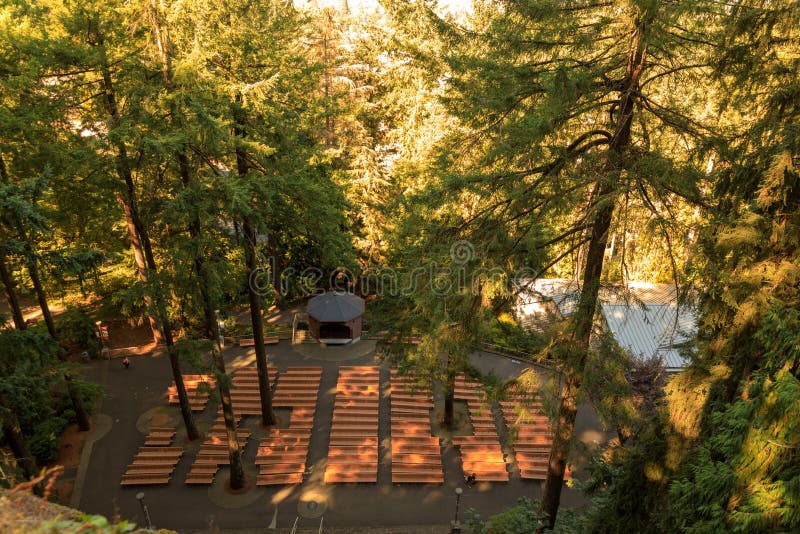 The Grotto, is a Catholic outdoor shrine and sanctuary located in the Madison South district of Portland, Oregon, United States royalty free stock image The Grotto, is a Catholic outdoor shrine and sanctuary located in the Madison South district of Portland, Oregon, United States royalty free stock image