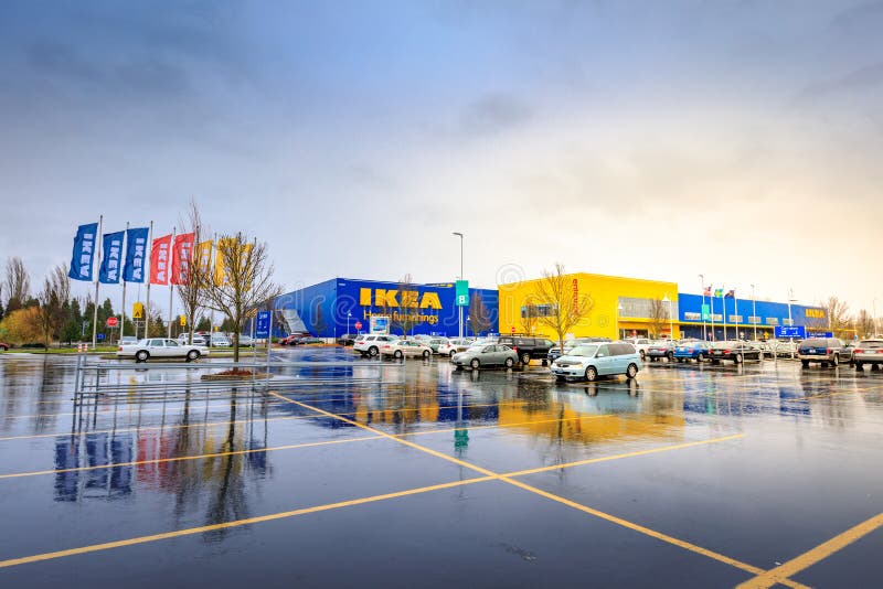 IKEA Home Furnishings Store. Located in Cascades Pkwy, Portland royalty free stock photography IKEA Home Furnishings Store. Located in Cascades Pkwy, Portland royalty free stock photography