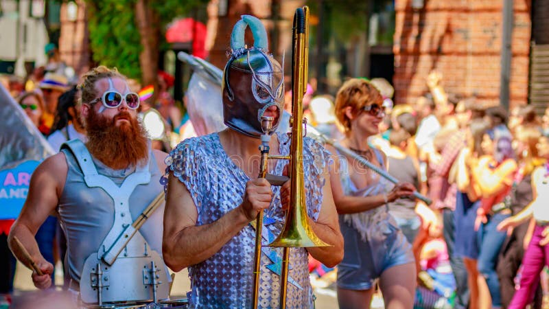 Portland Pride Parade 2016 editorial photo. Image of editorial - 81191371