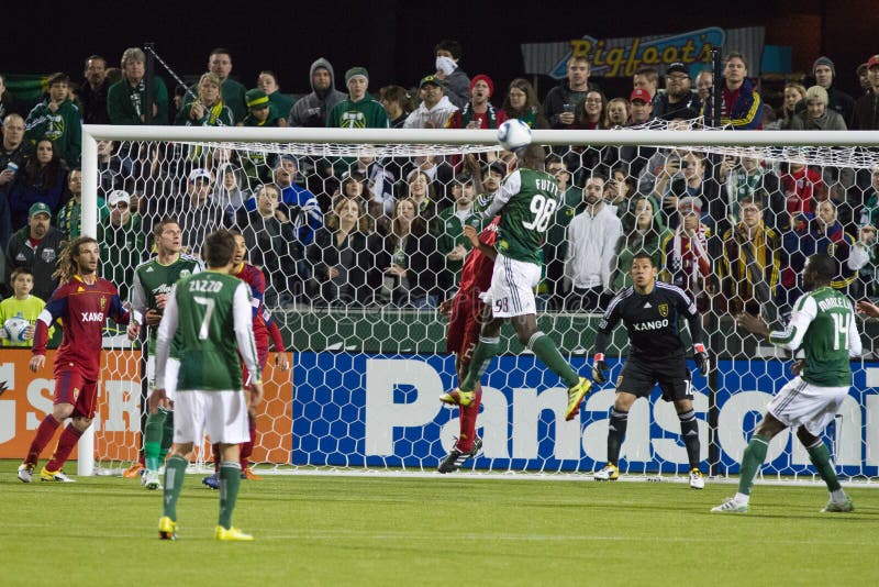 Portland Timbers - Mamadou Futty Danso stock photography Portland Timbers - Mamadou Futty Danso stock photography