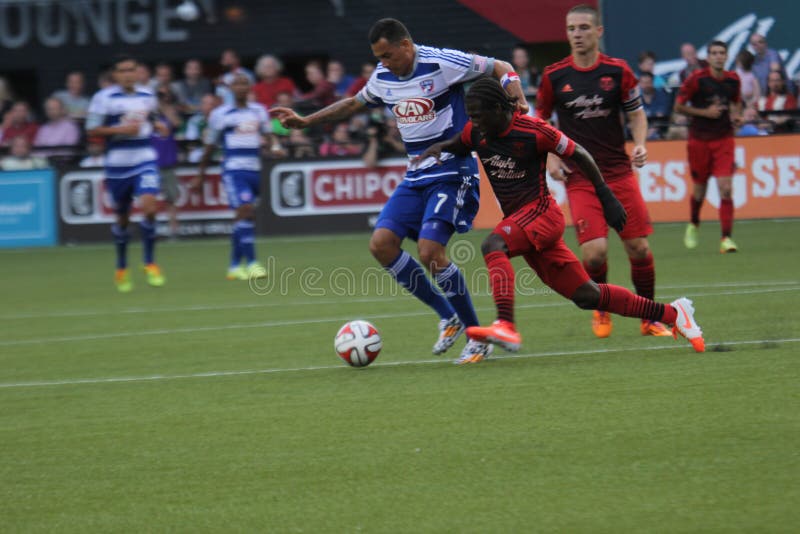 Timbers vs Dallas editorial image. Image of arena, player 41507735